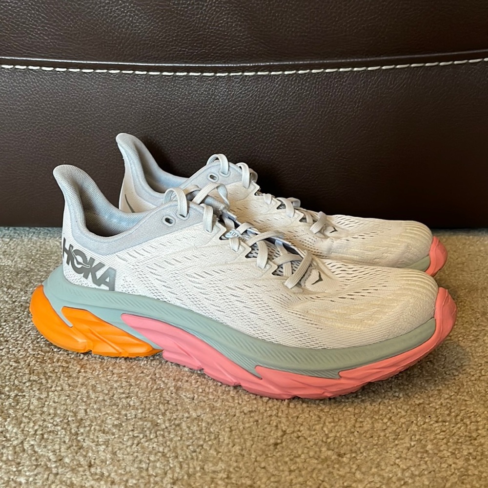 Hoka One One Clifton Edge running shoe. Womens size 9.5.